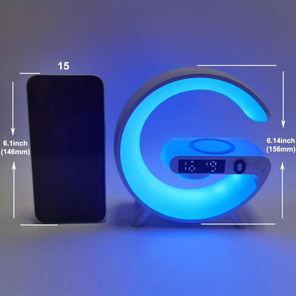 Multi-Function Phone Charger  (Lamp, Speaker, Alarm, Bedside Decoration)