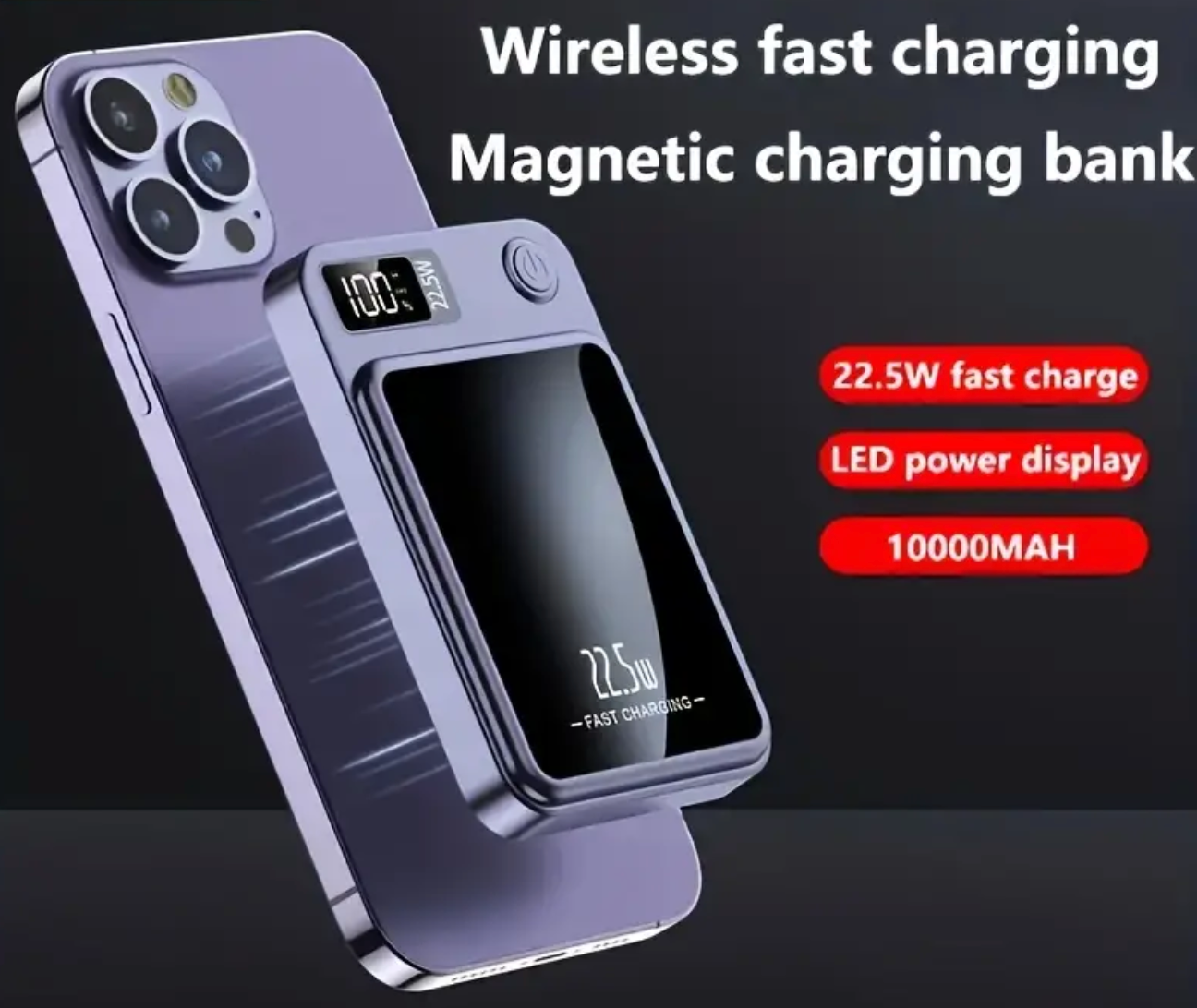 Magnetic Wireless PowerBank Pro