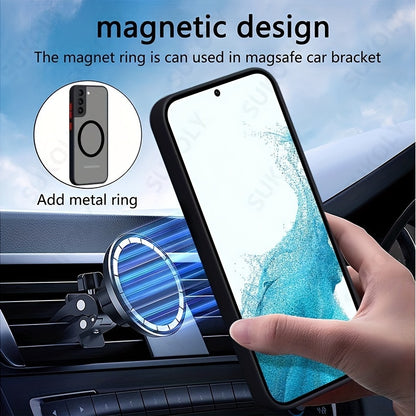 Magnetic Wireless Charging Protective Case for Samsung M55 A55 A25 A35 A15 A05 A05S